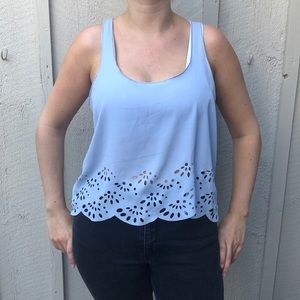 Light blue tank top